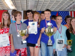 Награждение шахматной команды СПб