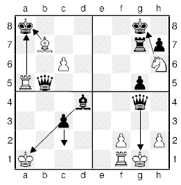 Шахматные мат, шах и пат